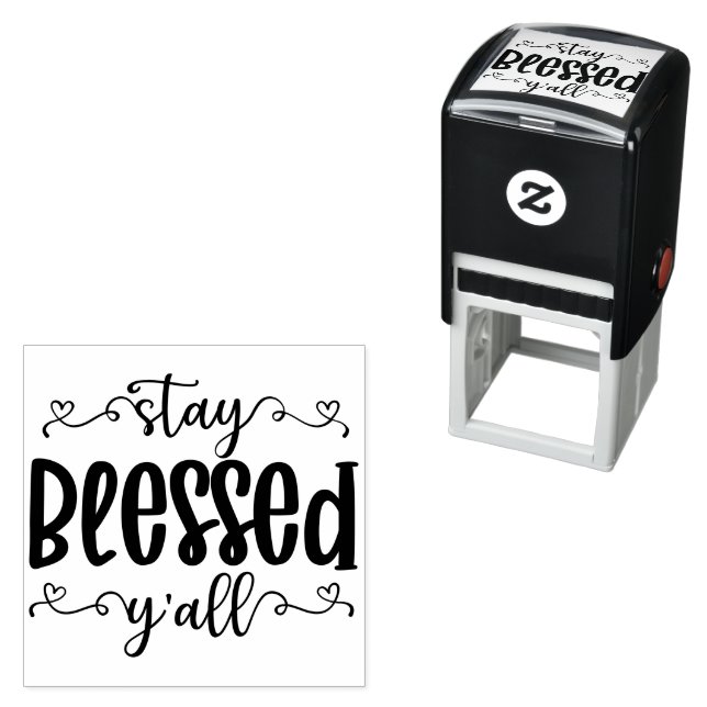 Stay Blessed Y'all - Thanksgiving  Permastempel (Beispiel)