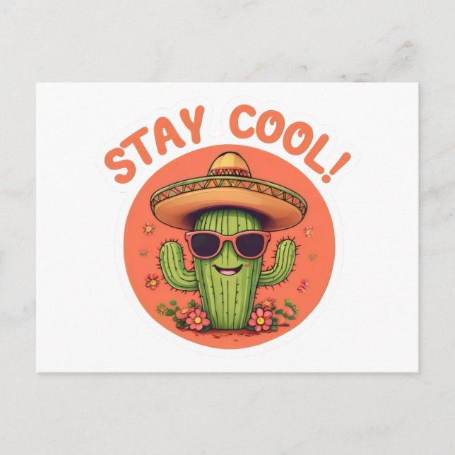 Stay cool. postkarte (Vorderseite)