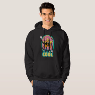Stay Cool - Retro Vintage Star Schwarzer Hoodie