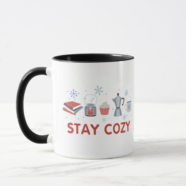 Stay Cozy Hygge Christmas Tasse (Links)