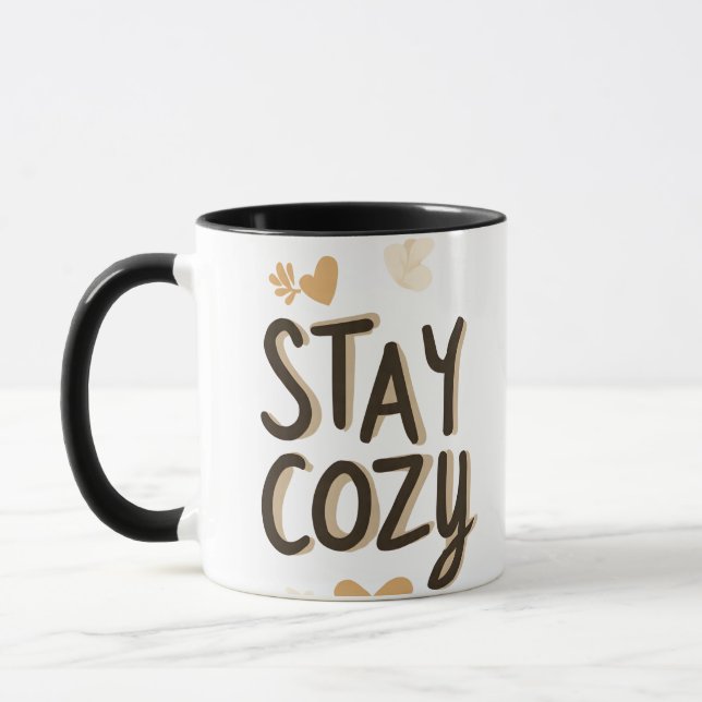 Stay Cozy Mug | Hygge Lifestyle Comfort Gift Tasse (Links)