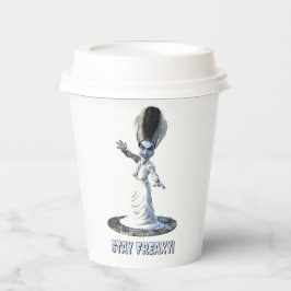 Stay Freaky! Bride of Frankenstein Pappbecher