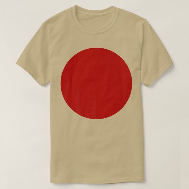 Stay Free Blank Red Stylish Circle Novelty Graphic T-Shirt (Design vorne)