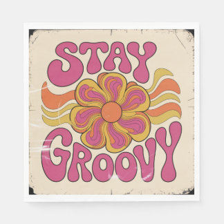 Stay Groovy Serviette
