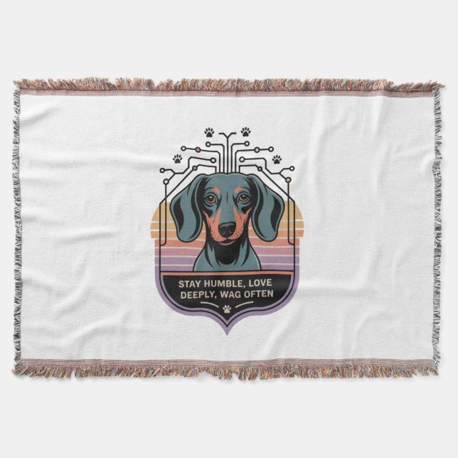 Stay Humble, Love Deeply, Wag Often Decke (Vorderseite)