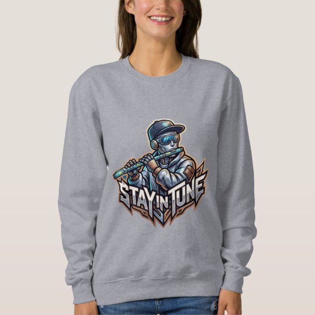 Stay in tune – Inspired vibes Sweatshirt (Vorderseite)