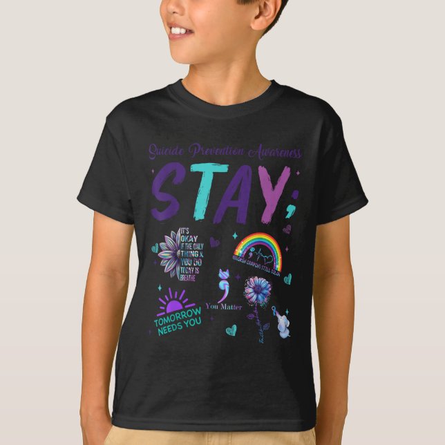 Stay It's Okay If The Only Thing You Do Today Is B T-Shirt (Vorderseite)