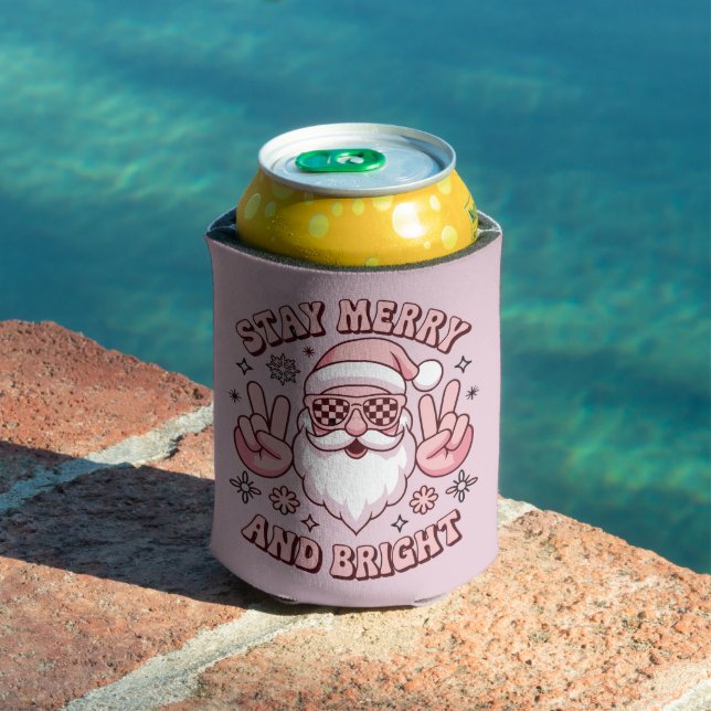 Stay Merry And Bright Christmas Ugly Xmas  Dosenkühler (In Situ Pool)