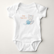 Stay Paws-itive Baby Bodysuit – Cute Kitten Nurser
