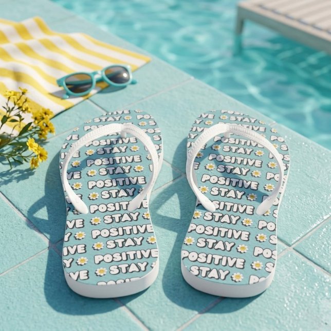 Stay Positive Flip Flops (Von Creator hochgeladen)