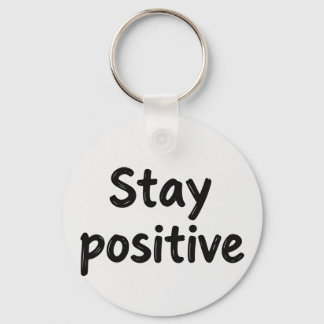 Stay positive keys schlüsselanhänger