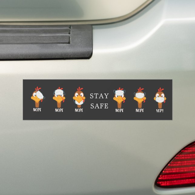Stay Safe Turkey Masemic Autoaufkleber (Auf Auto)