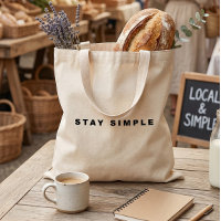 Stay Simple-Tasche | Minimale Ästhetik