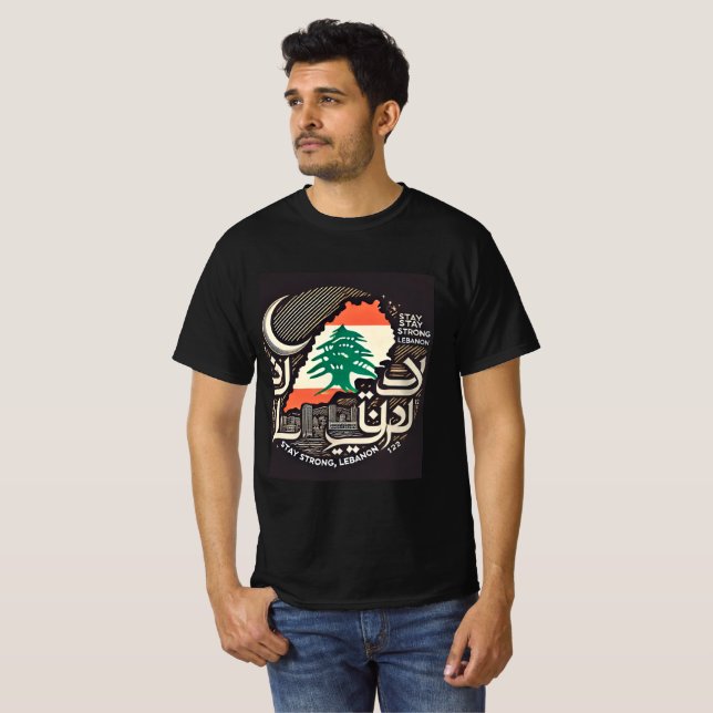 STAY STRONG LEBANON T-Shirt (Vorne ganz)
