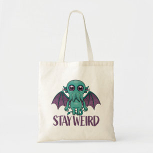 Stay Weird Cute Cthulhu Monster Tragetasche