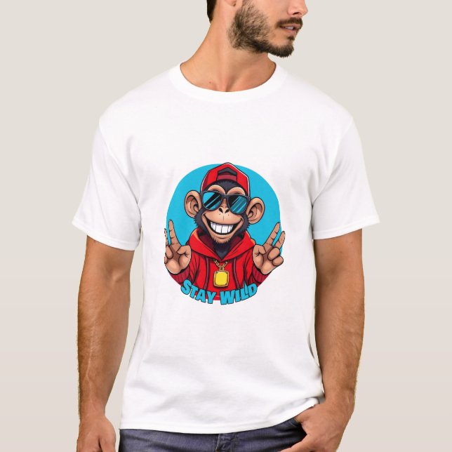 Stay Wild - Funny Streetwear T-Shirt (Vorderseite)