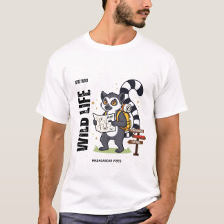 Stay Wild Lemur Life - Madagascar Vibes Cute lemur T-Shirt