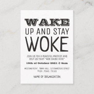 Stay Woke, Invitation du point de rencontre de la 