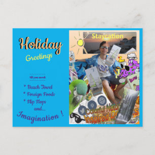 Stayation 'Holiday Greetings' Postkarte