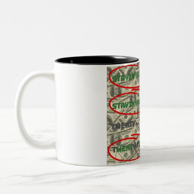 Stayin' Alive/2025 Zweifarbige Tasse (Links)