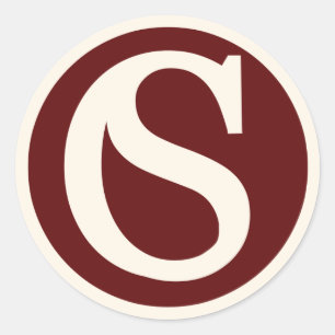 STC Logo-Aufkleber Runder Aufkleber