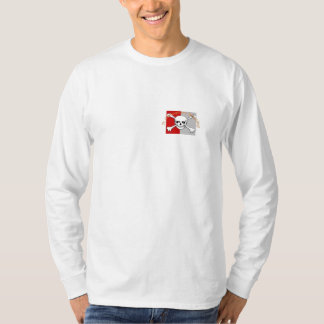 STC-Piraten-Flaggen-lange Hülse T-Shirt