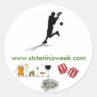 STC Tennis Week Stickers
