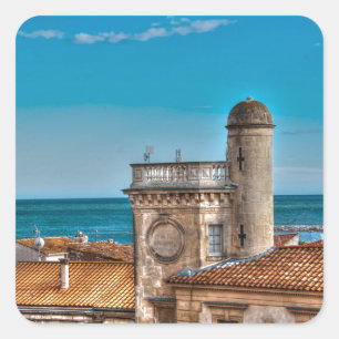 Ste Marie Camargue Frankreich Quadratischer Aufkleber