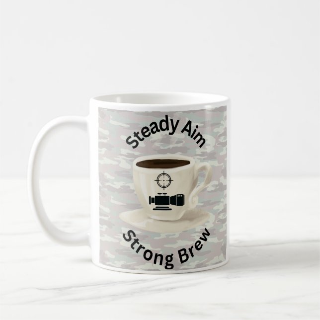 Steady Aim Strong Brew Kaffeetasse (Links)