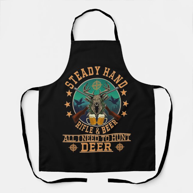 STEADY HAND RIFLE AND BIER SCHÜRZE (Vorderseite)