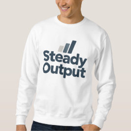 Steady Output Minimal T-Shirt | Clean Productivity Sweatshirt