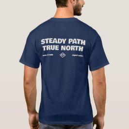 Steady Path True North Simple Text T-Shirt