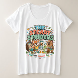 Steady Striders Club de Course Mignon Amis Animaux