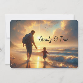 Steady & True Vatertagskarte Feiertagskarte