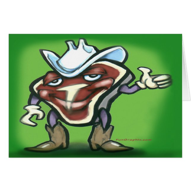 Steak Card (Vorderseite (Horizontal))