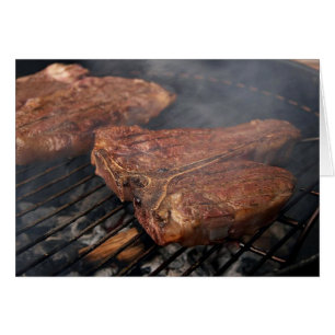 Steak Card aus gegrilltem Porterhouse