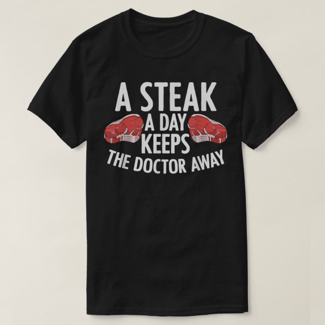 Steak Carnivore Grilling Master Meat Eater Meat Lo T-Shirt (Design vorne)