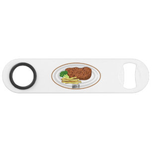 Steak Cartoon Illustration Speed Flaschenöffner
