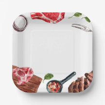 Steak Food Watercolor