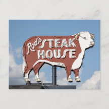 Steak House Schild an der Route 66