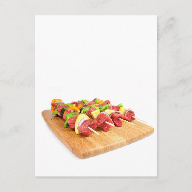 Steak Kabob Postkarte (Vorderseite)