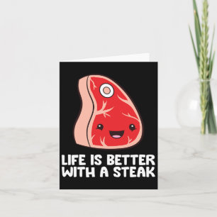 Steak Lover Grillen Grillen Fleisch Leben ist bess Karte