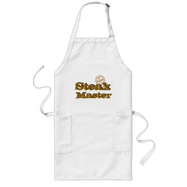 Steak-Meister bestätigt Lange Schürze (Vorne)