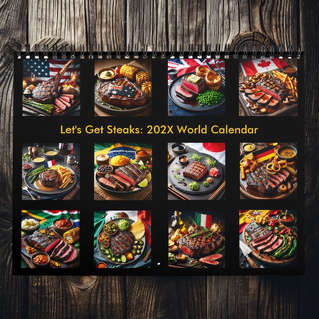 Steaks: 2025/2026 Weltkalender Kalender (Von Creator hochgeladen)