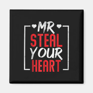 Steal Your Heart Valentinstag Mens Boys Magnet