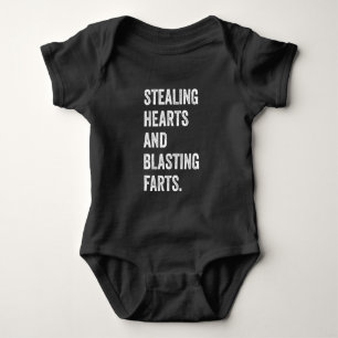 Stealing Hearts and Blade Furzen Retro Funny Baby Strampler