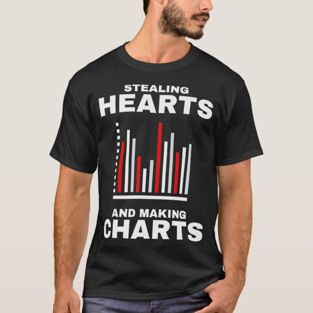 Stealing Hearts Statistics Shirt - Funny Data Anal (Vorderseite)