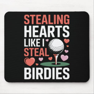 Stealing Hearts - Steal Birdies Niedliche Kids Gol Mousepad