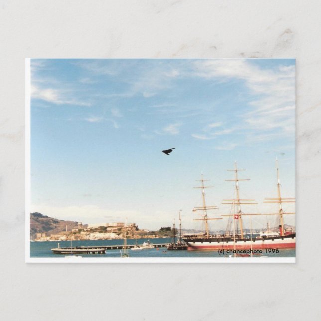 Stealth Bomber (c) chancephoto 1996 Postkarte (Vorderseite)