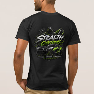 Stealth Customs Vinylfolie Fensterfolie Grafik T-Shirt
